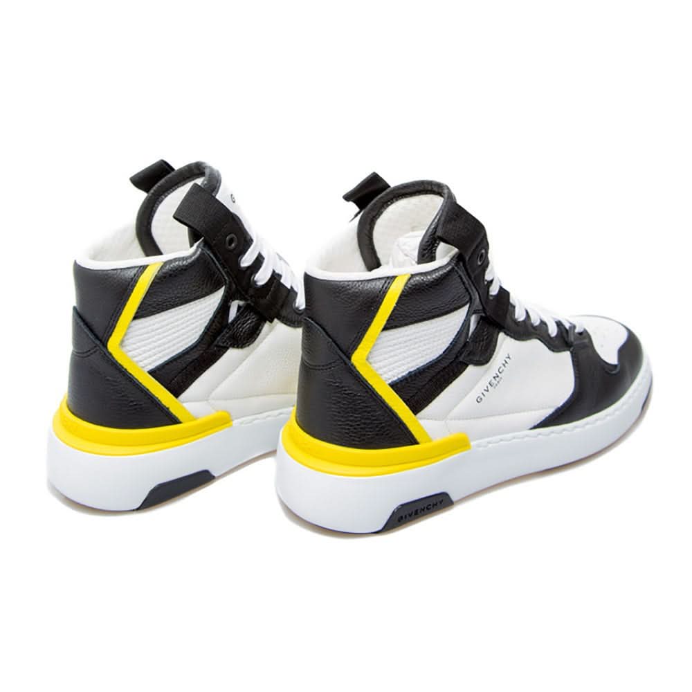 Givenchy Black And White High-top Wing Sneaker - Copva