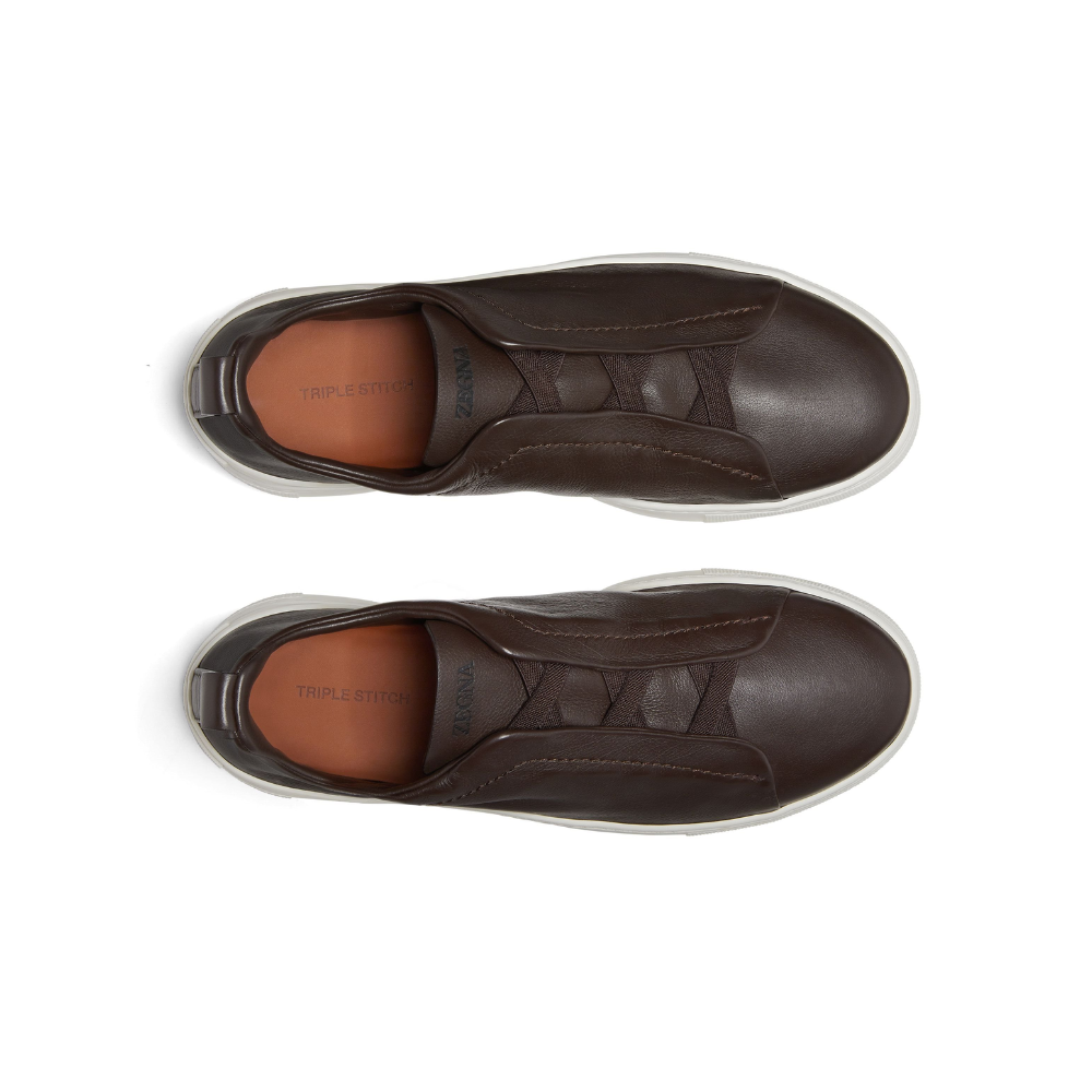 Zegna Triple Stitch™ sneakers "Brown"