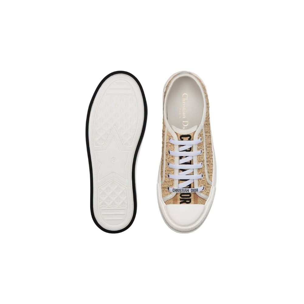 Dior Walk'n' Platform Sneaker "Natural Raffia-Effect"