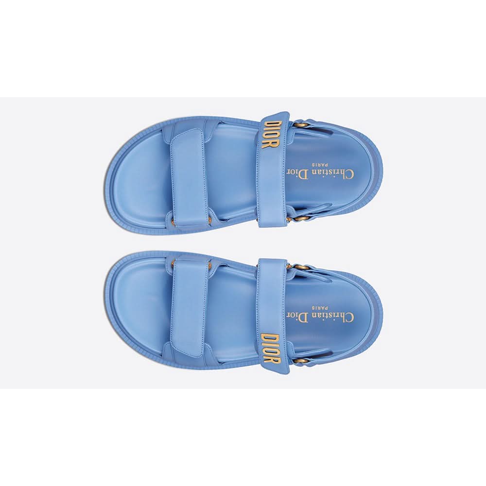 DIOR Sandal "Cornflower Blue Lambskin" - Copva
