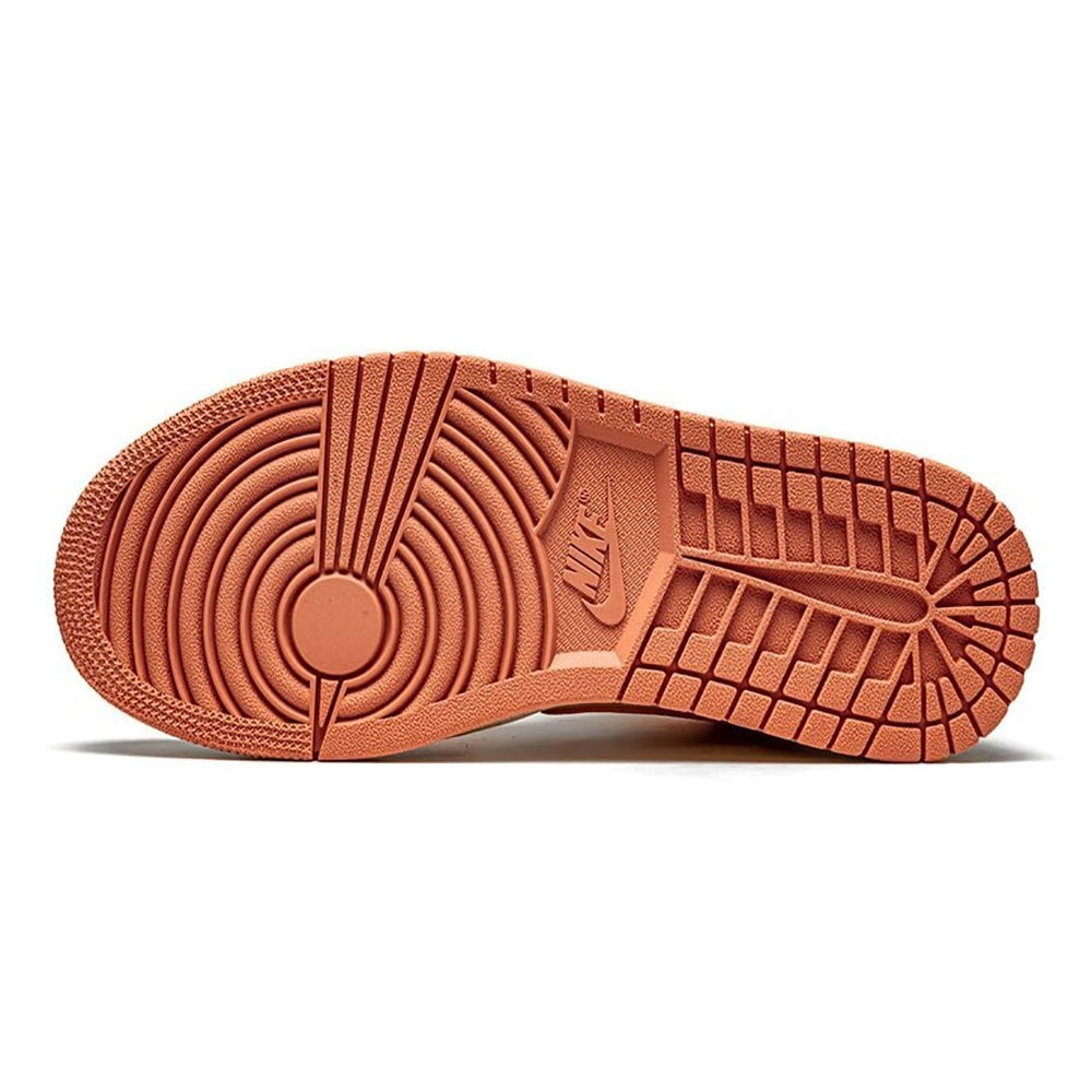 Air Jordan 1 Mid sneakers "Orange - leather/rubber" - Copva