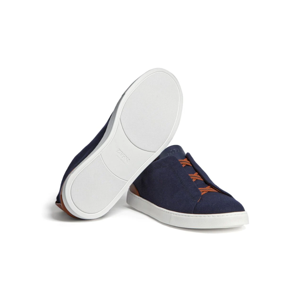 Zegna 14milmil14 Triple Stitch sneakers "Navy Blue"