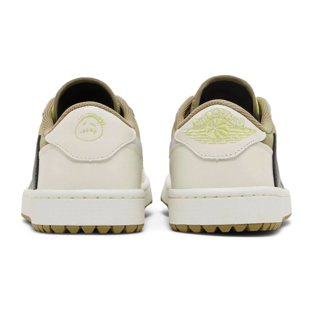 Travis Scott x Air Jordan 1 Low Golf 'Neutral Olive' - Copva