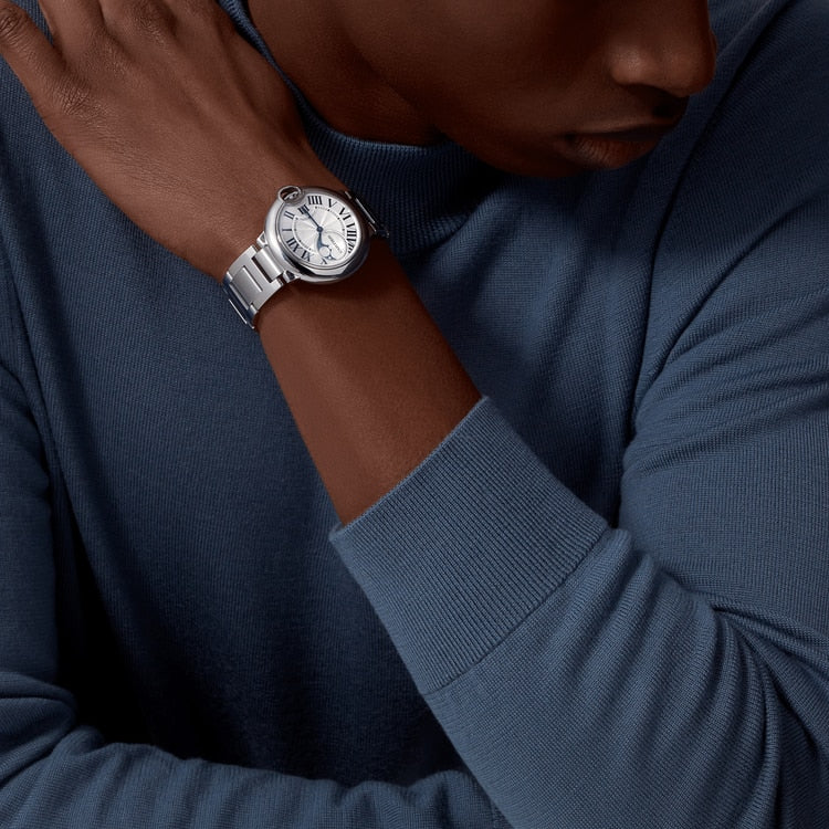 37 Mm, Movimiento Mecánico De Carga Automática, Acero