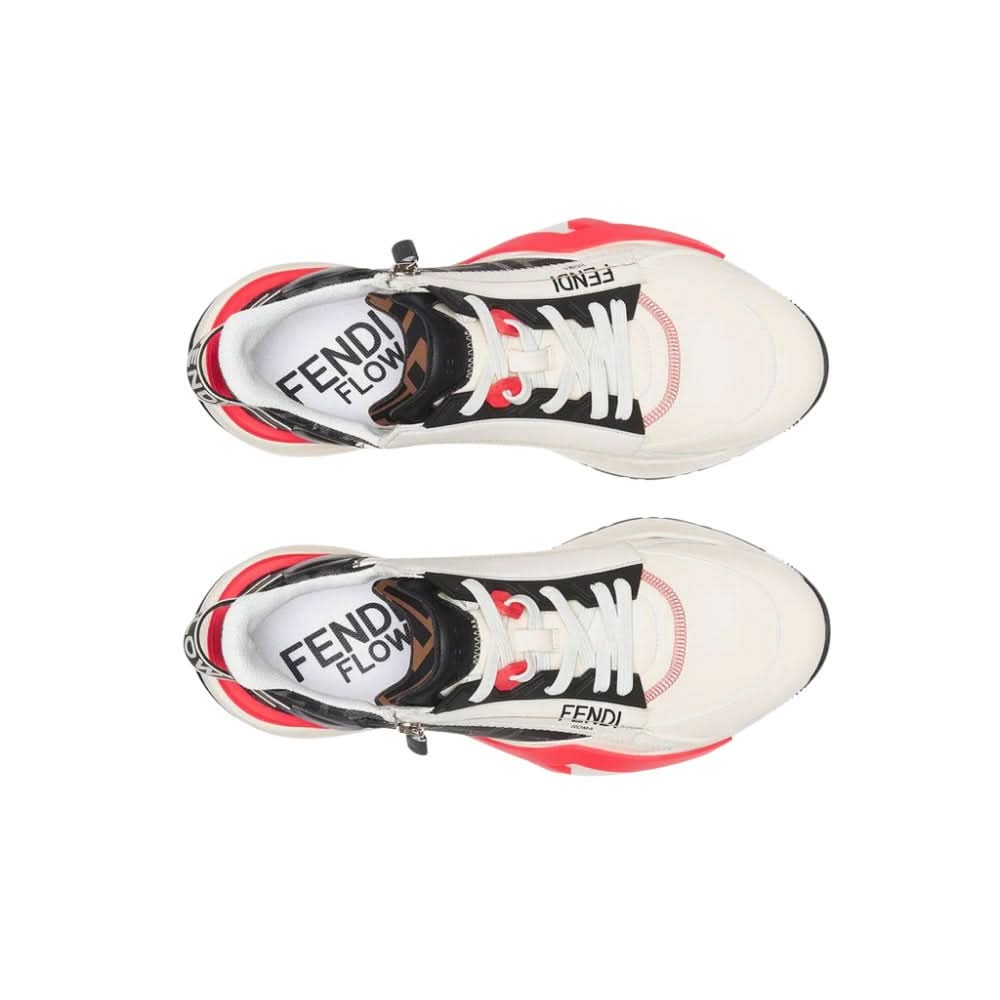 Fendi  Flow Runner Lunar New Year Capsule White Low Top Trainers - Copva