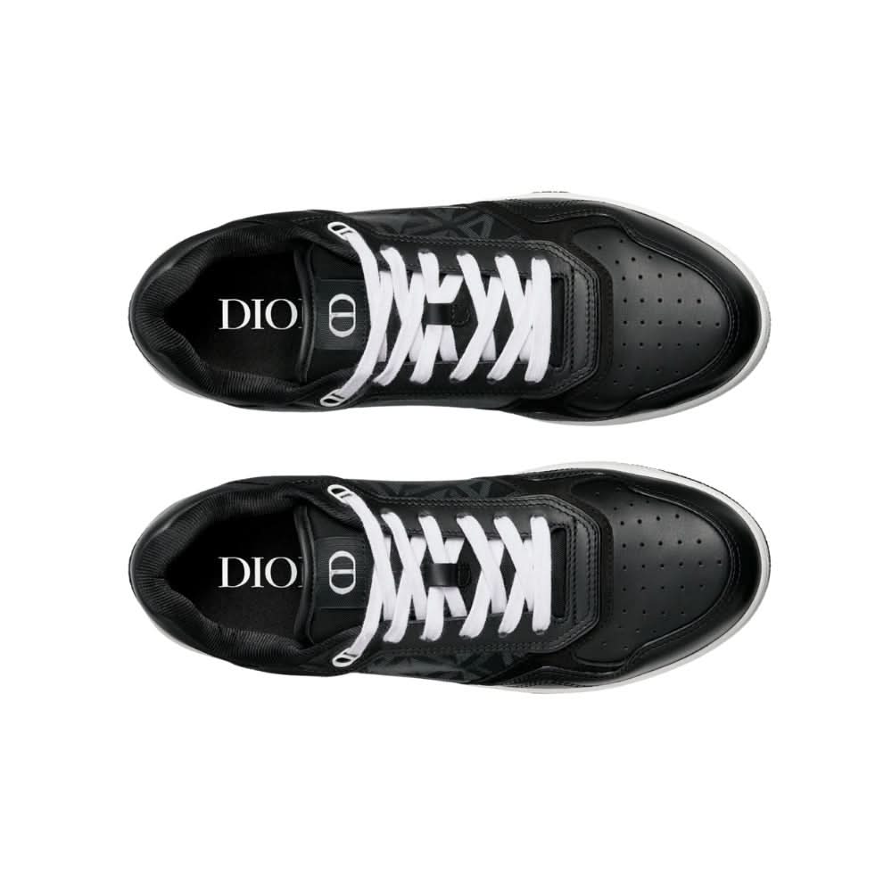 Dior B27 Low 'Black Smooth - White' - Copva