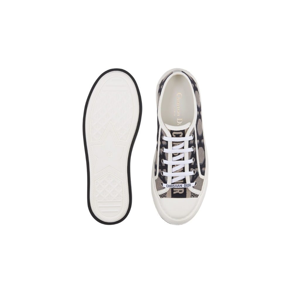 Dior Walk'N'Dior Platform 'Macrocannage - Deep Blue Beige'