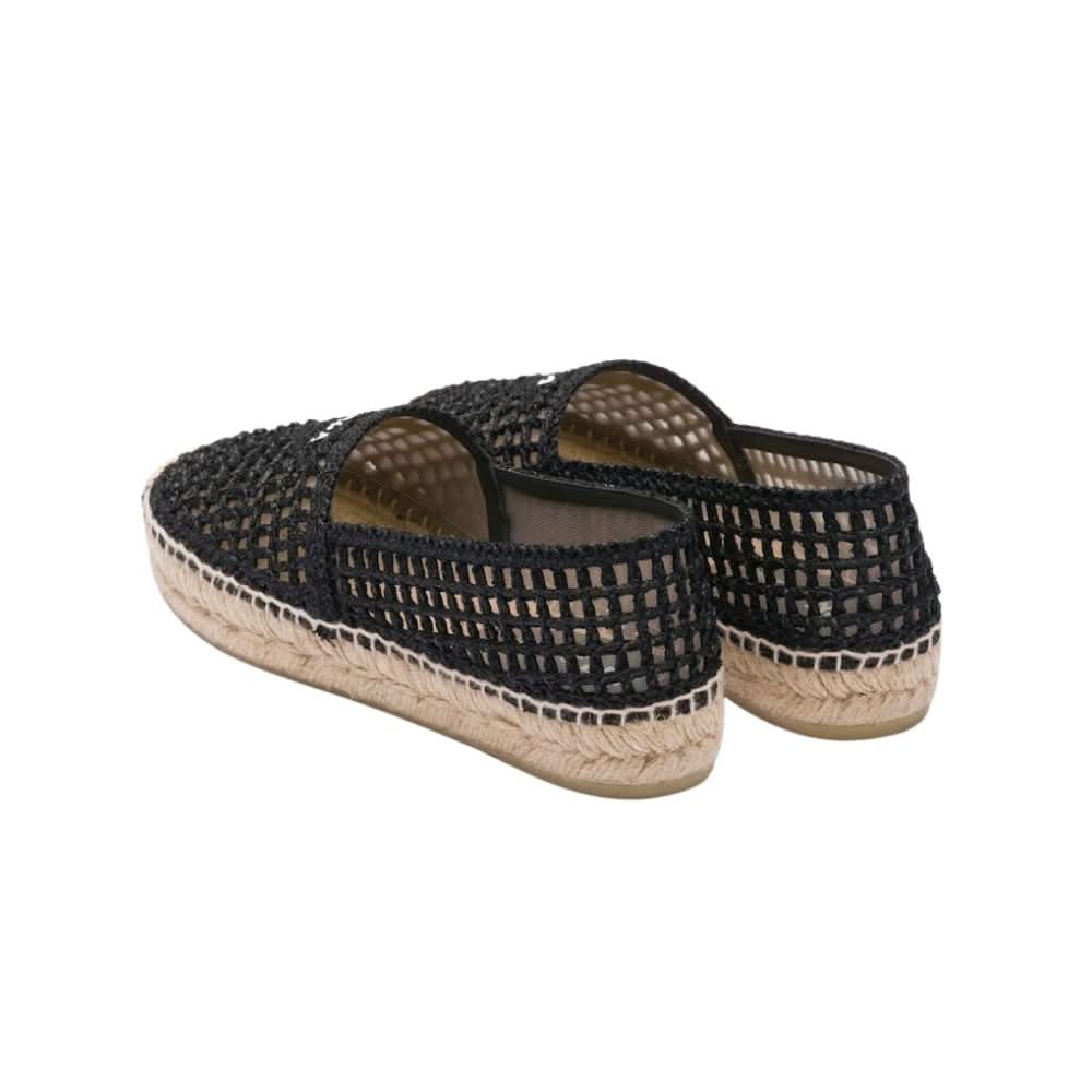 Prada Crochet espadrilles 'Black' - Copva