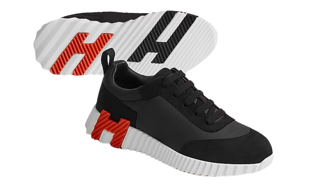 Herms Bouncing Sneaker "Black Orange"