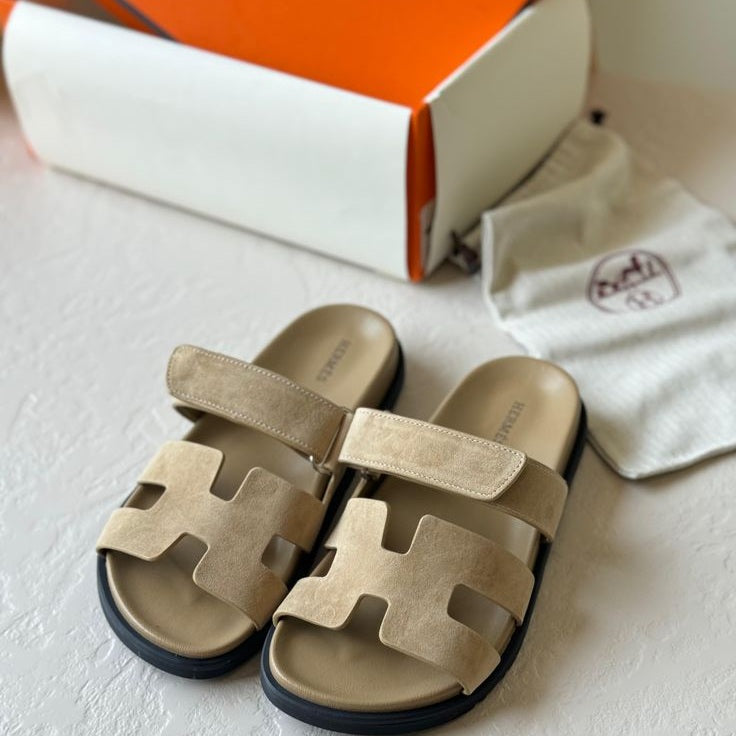 Herms Chypre Sandal Beige