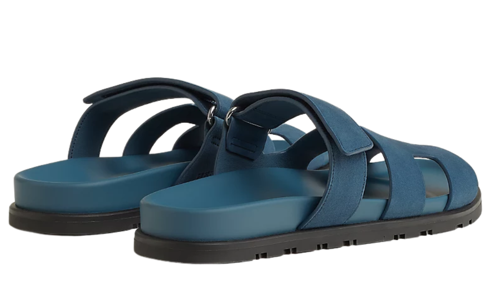 Herms Chypre Sandal "Bleu Turquin"