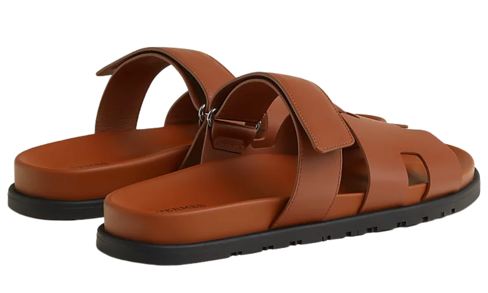 Herms Chypre Sandal "Golden Brown"