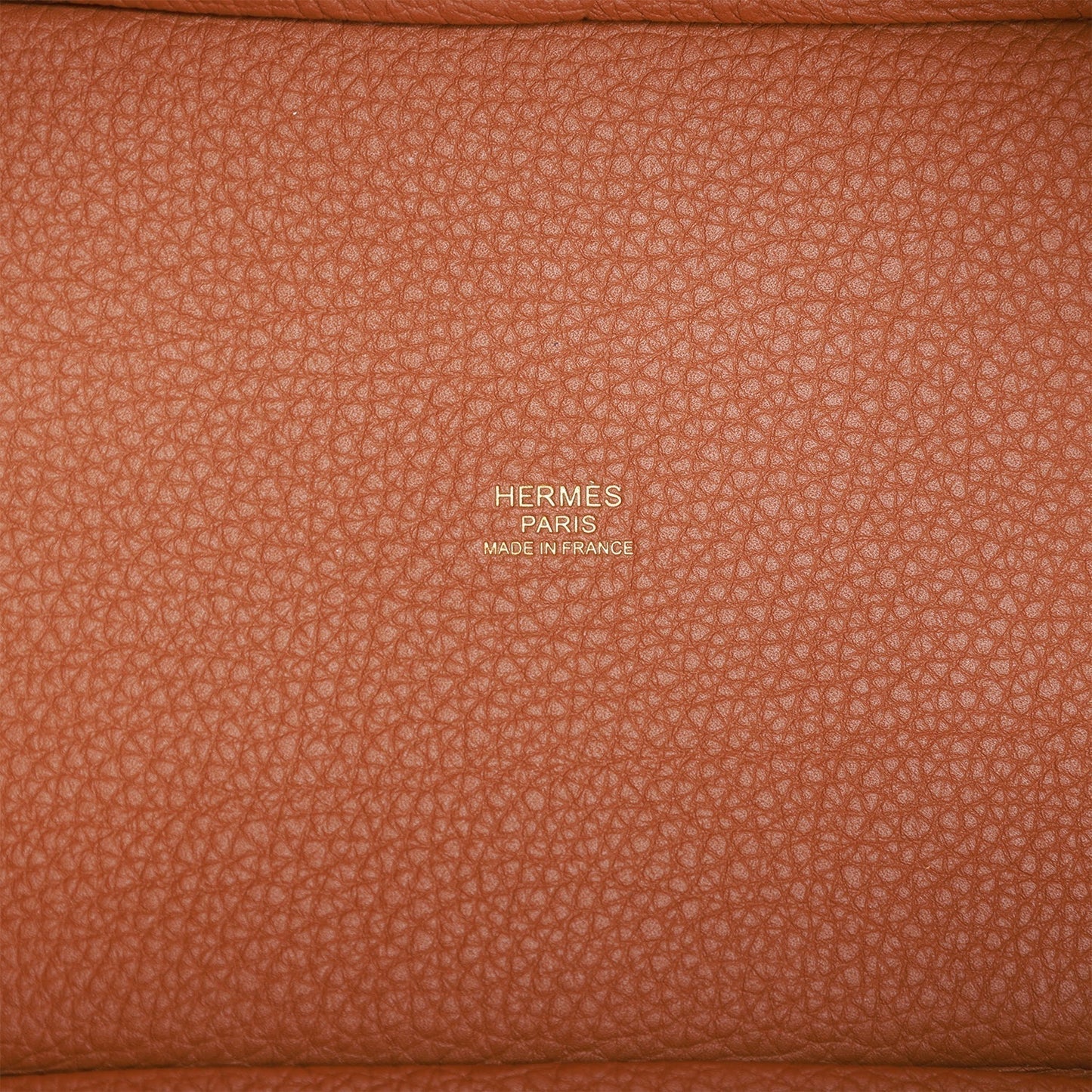 Herms Eclat Picotin Lock 18 Gold Clemence Gold Hardware