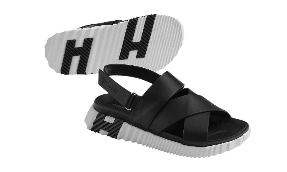 Herms Electric Sandal "Black"
