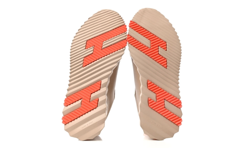 Herms Goatskin Suede Goatskin Bouncing "Beige Sarrasin"