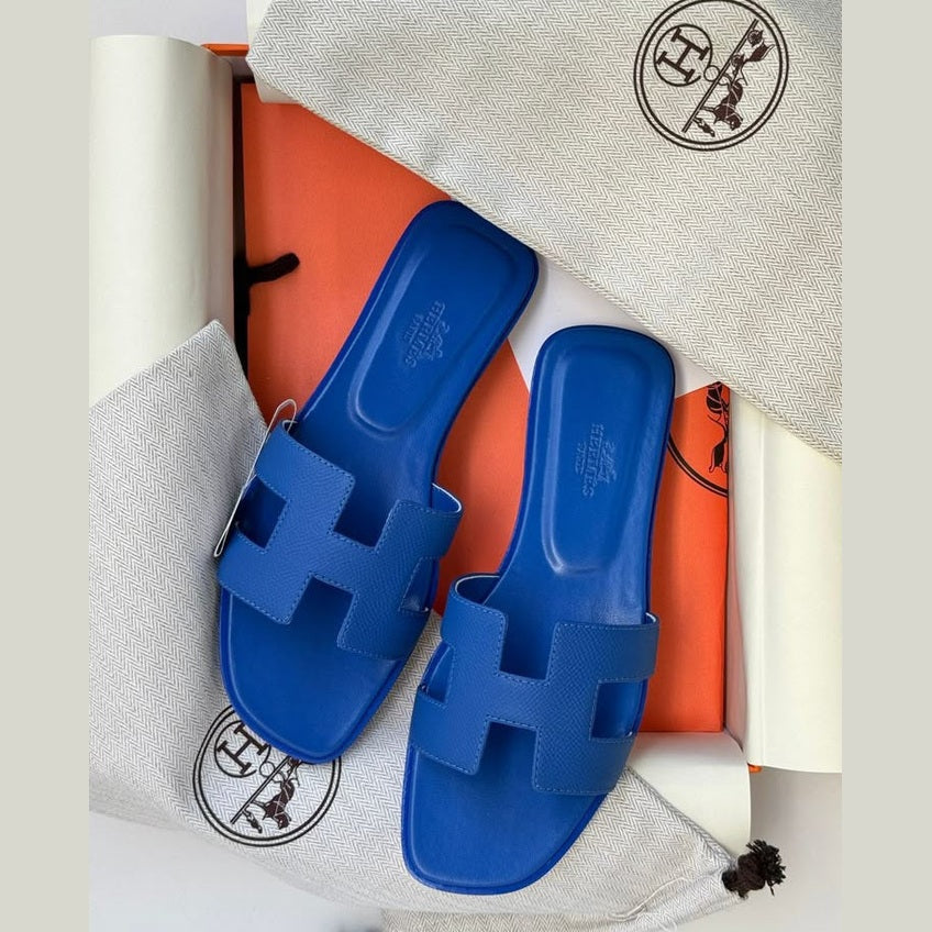 Herms Slides Blue