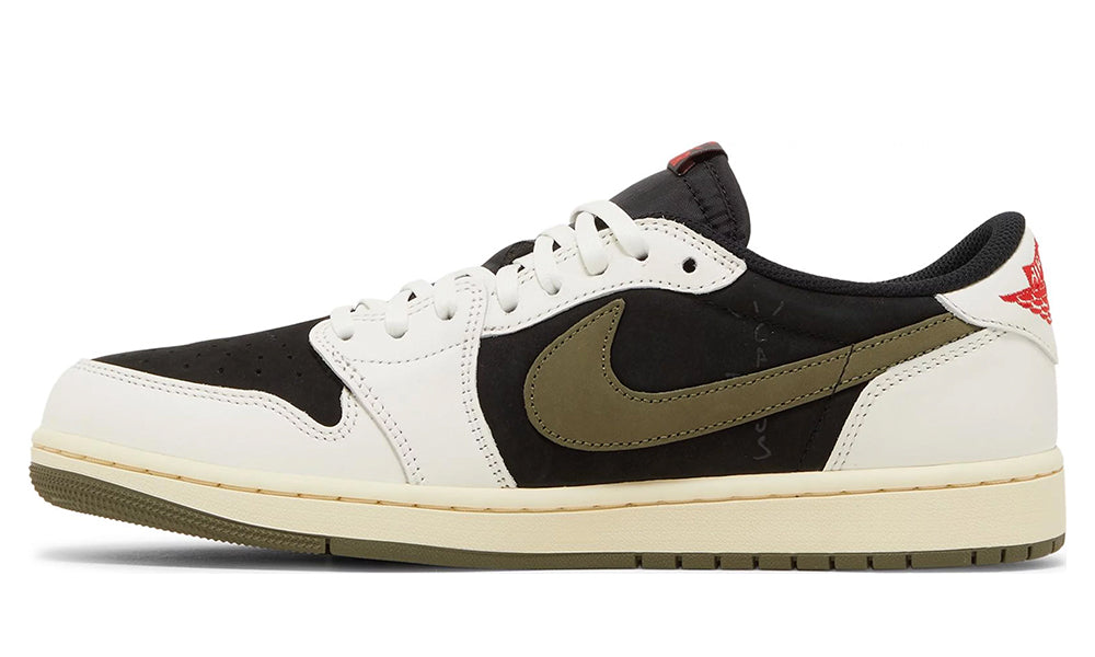 TrvSct X Wmns Aj 1 Retro Low Og 'olive'