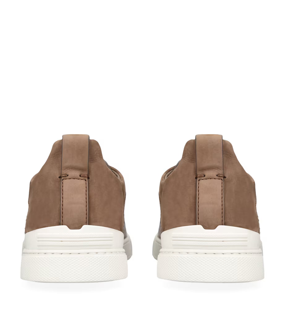 Zgna Crocodile Leather Triple Stitch Secondskin