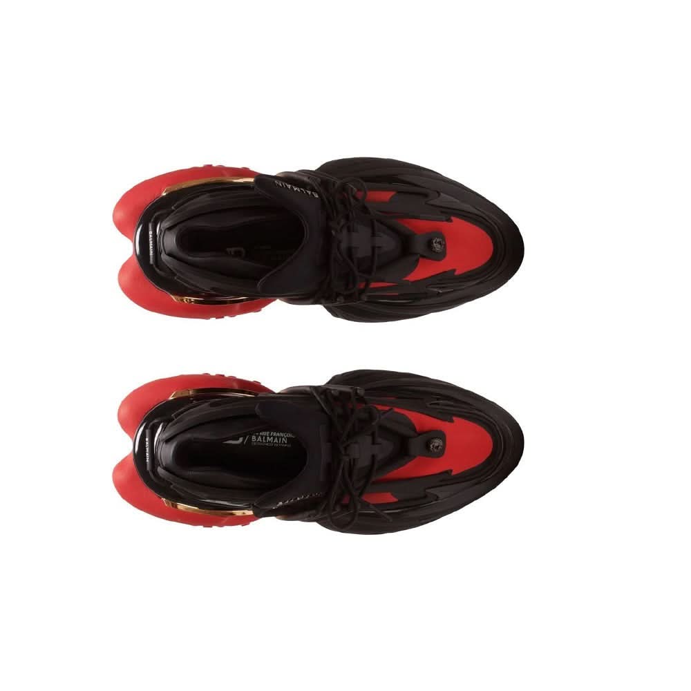 Balmain Unicorn Low 'Black Red' - Copva