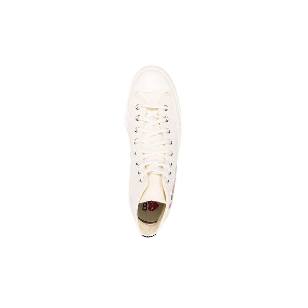 Comme Des Garçons Play x Converse Chuck 70 high-top sneakers - White - Copva