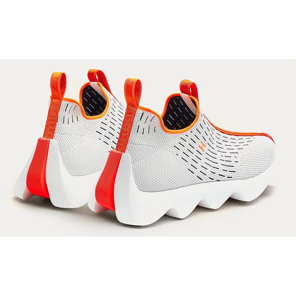 HERMES Eclair Blanc Low Top Sneakers - Copva