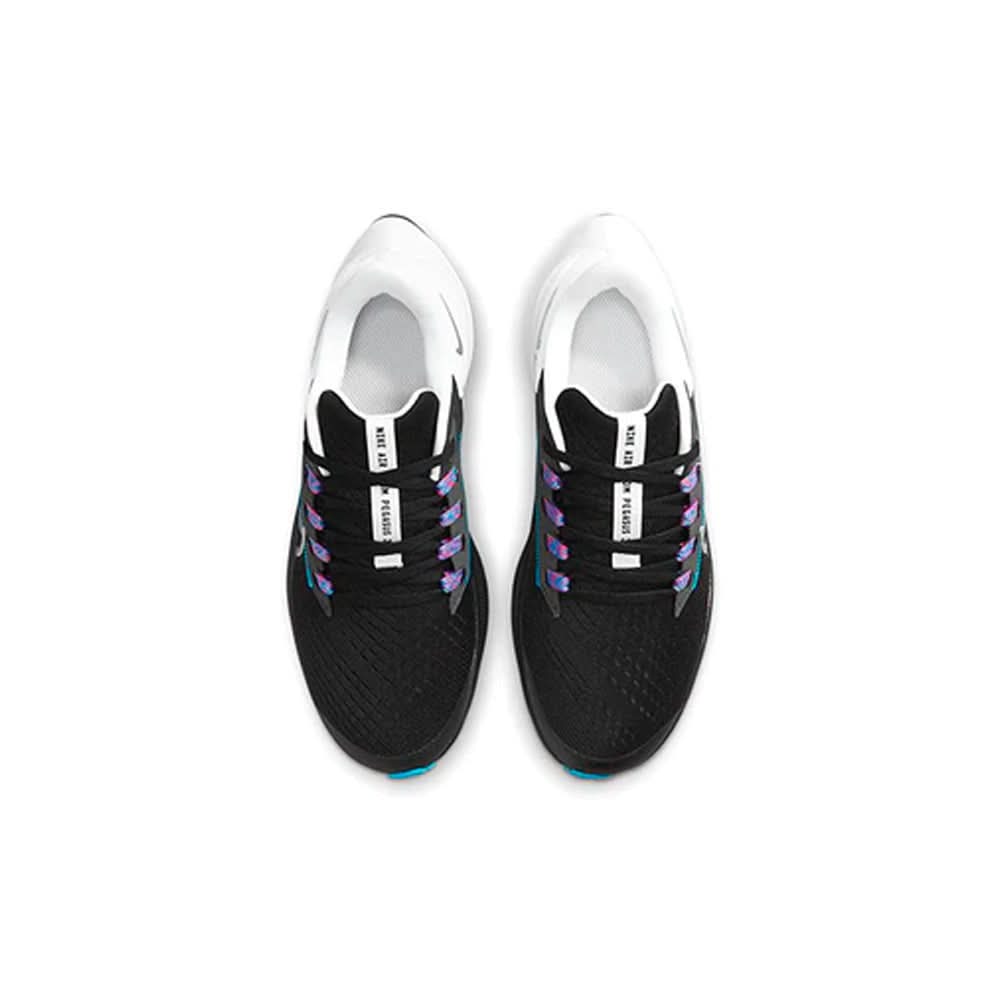 Nike Air Zoom Pegasus 38 GS 'Black Metallic Silver' - Copva