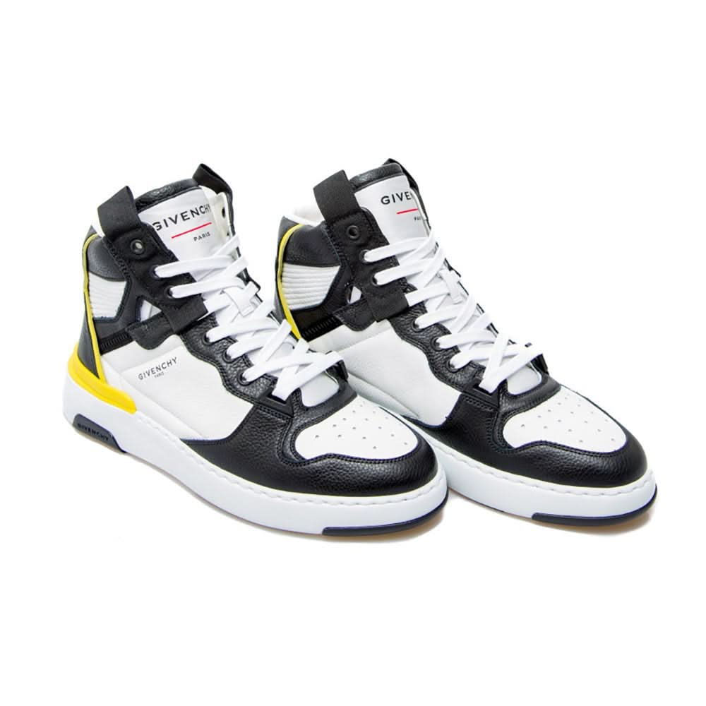 Givenchy Black And White High-top Wing Sneaker - Copva