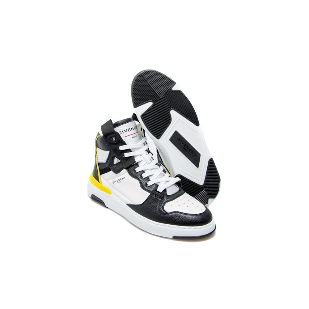 Givenchy Black And White High-top Wing Sneaker - Copva
