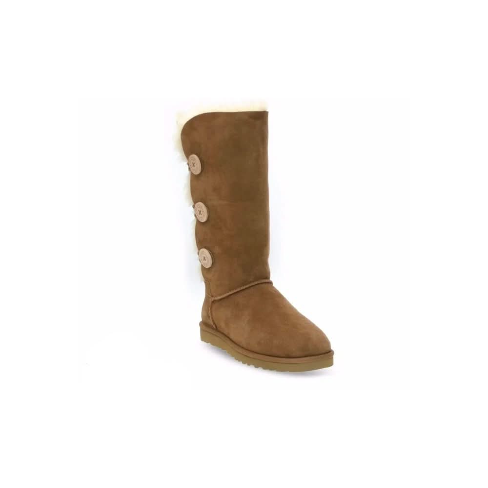 UGG Bailey Button Triplet II Chestnut Boots - Copva