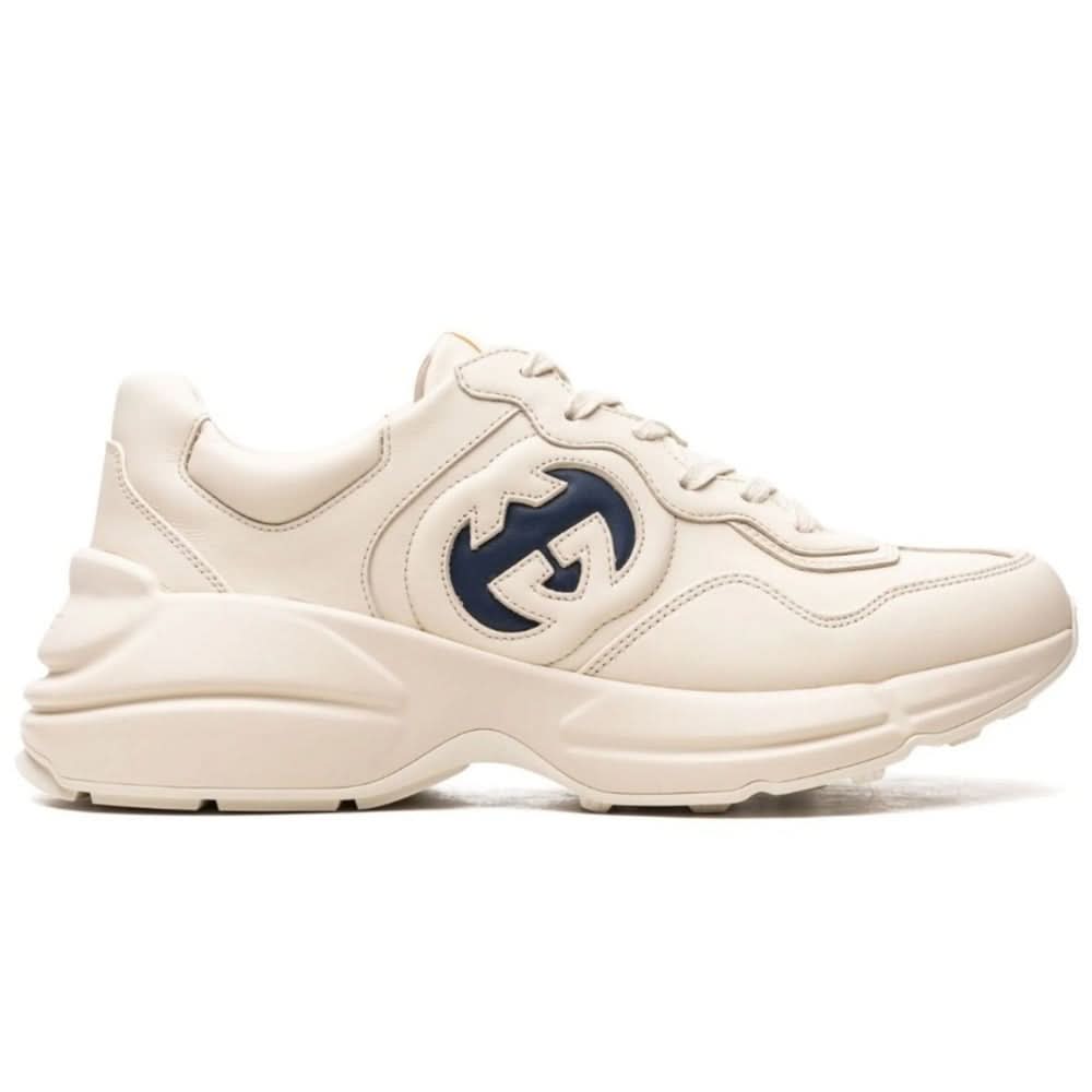 Gucci Rhyton lace-up sneakers 'beige' - Copva