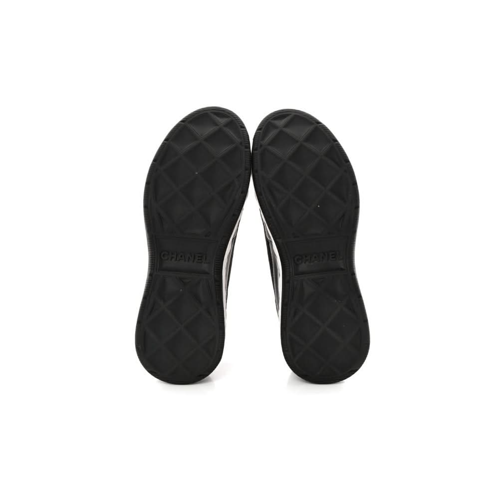 Chanel Velvet Calfskin & Mixed Fibers Sneaker 'Black' - Copva