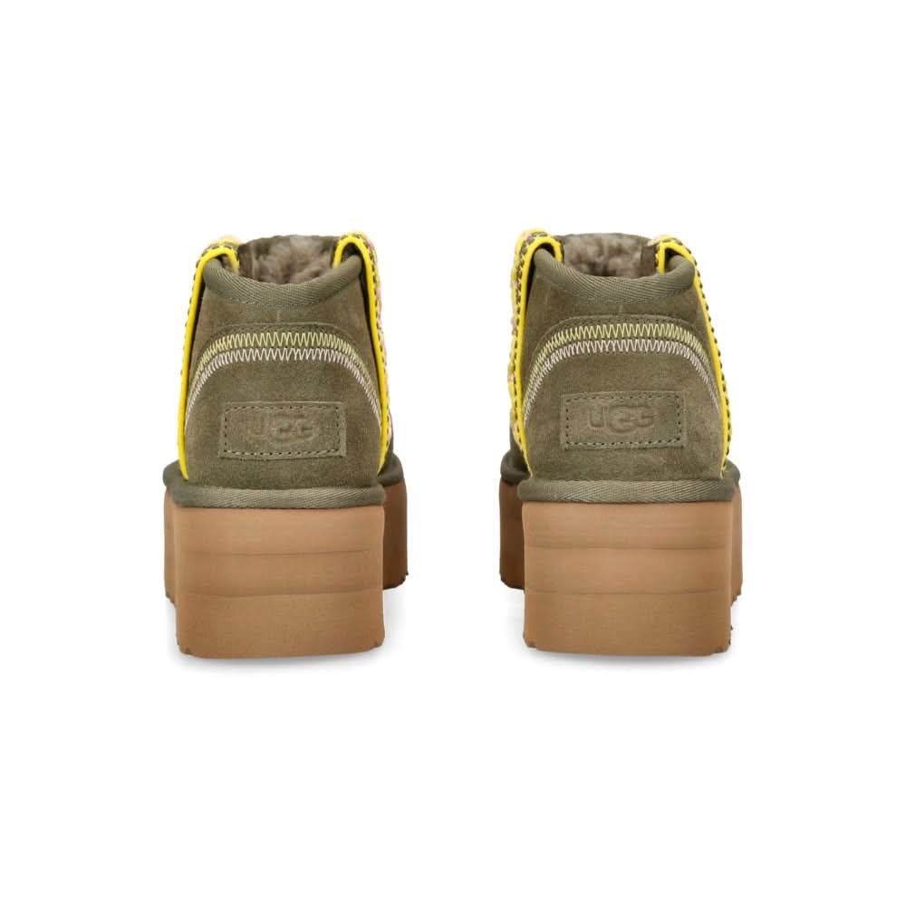 UGG Classic Ultra Mini Braid Boots 'Green' - Copva