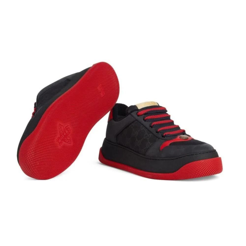 Gucci Screener GG Supreme sneakers 'Black Red' - Copva
