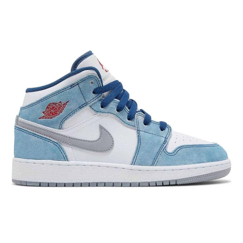 Air Jordan 1 Mid SE GS 'French Blue' - Copva
