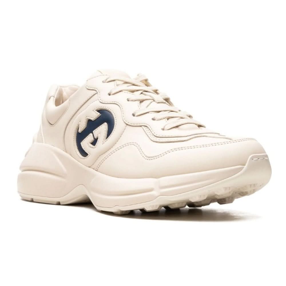 Gucci Rhyton lace-up sneakers 'beige' - Copva