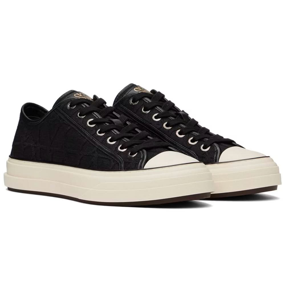 Valentino Garavani Black Totaloop Sneakers - Copva