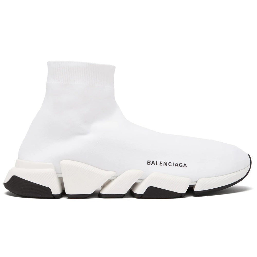 BALENCIAGA SPEED 2.0 LT WHITE & BLACK - Copva
