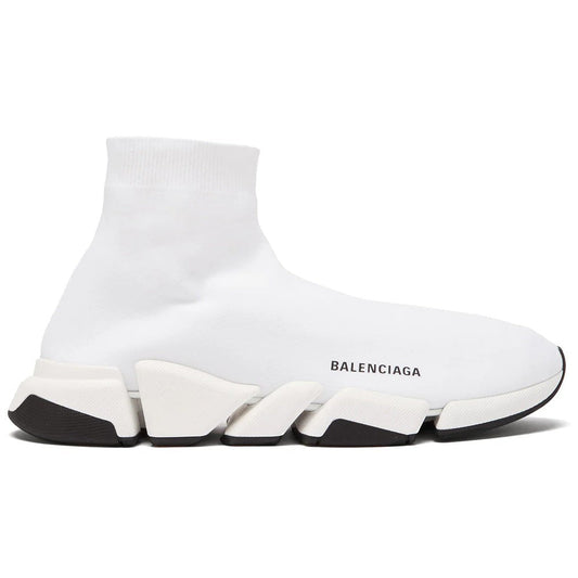 BALENCIAGA SPEED 2.0 LT WHITE & BLACK - Copva