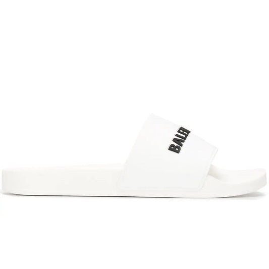 Balenciaga - Logo Embossed Pool Slides - Copva