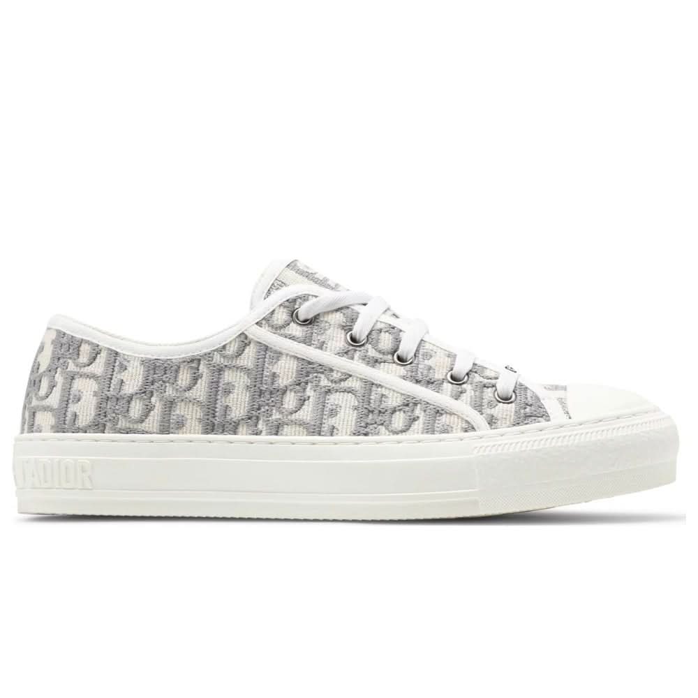 Walk'N'Dior Embroidered Canvas Low 'Grey' - Copva