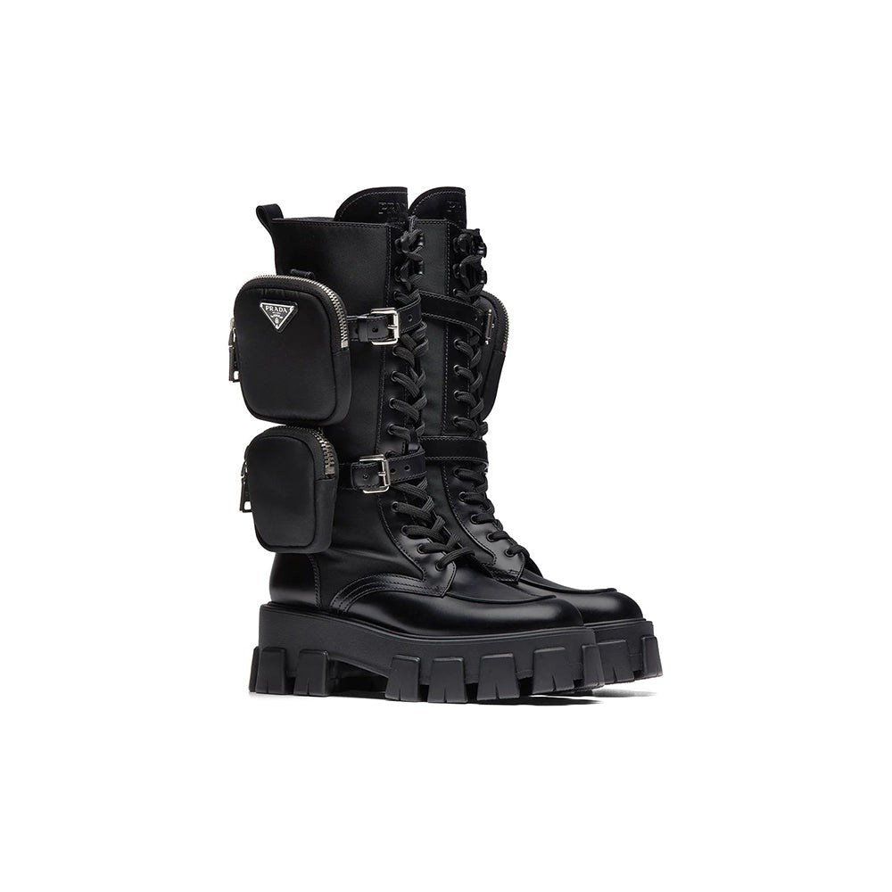 Prada Monolithe lace-up boots - Copva