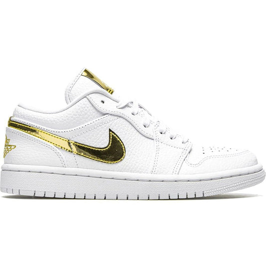 Nike Air Jordan 1 Retro Low 'White Metallic Gold' - Copva