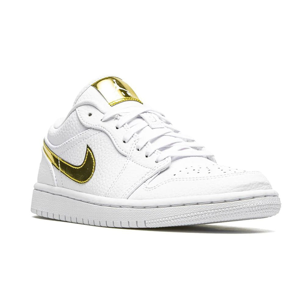 Nike Air Jordan 1 Retro Low 'White Metallic Gold' - Copva