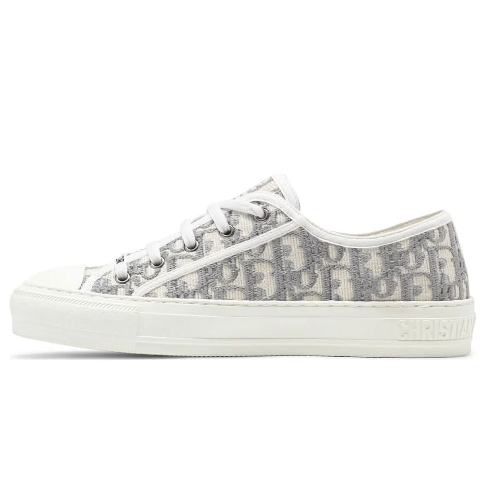 Walk'N'Dior Embroidered Canvas Low 'Grey' - Copva