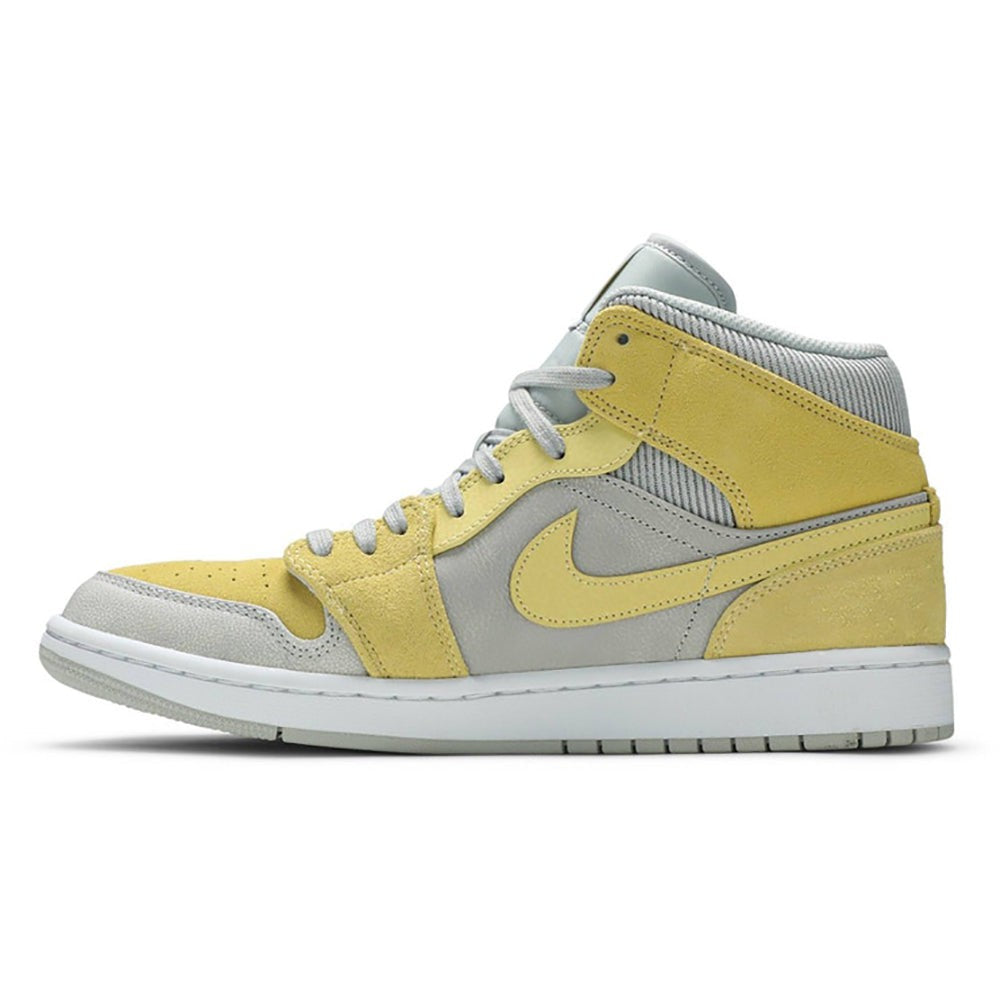 Air Jordan 1 Mid SE "Tan Grey Lemon Wash Yellow" - Copva