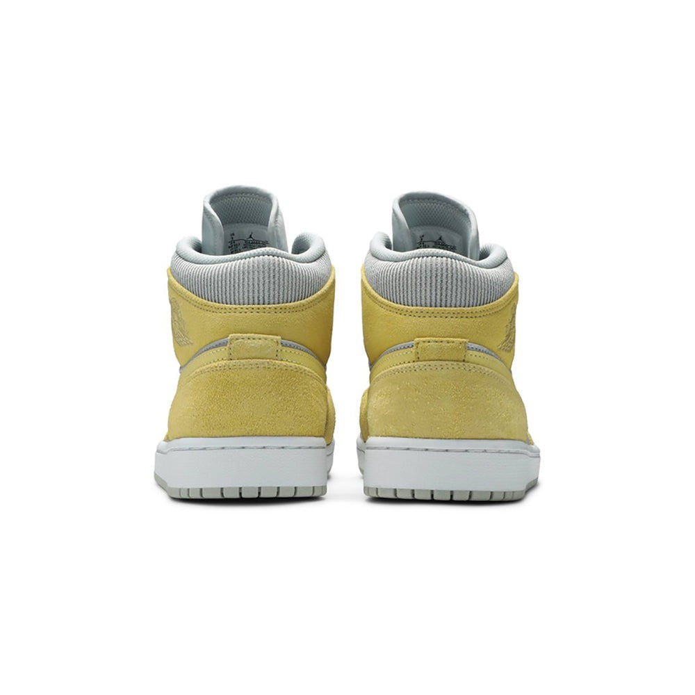 Air Jordan 1 Mid SE "Tan Grey Lemon Wash Yellow" - Copva
