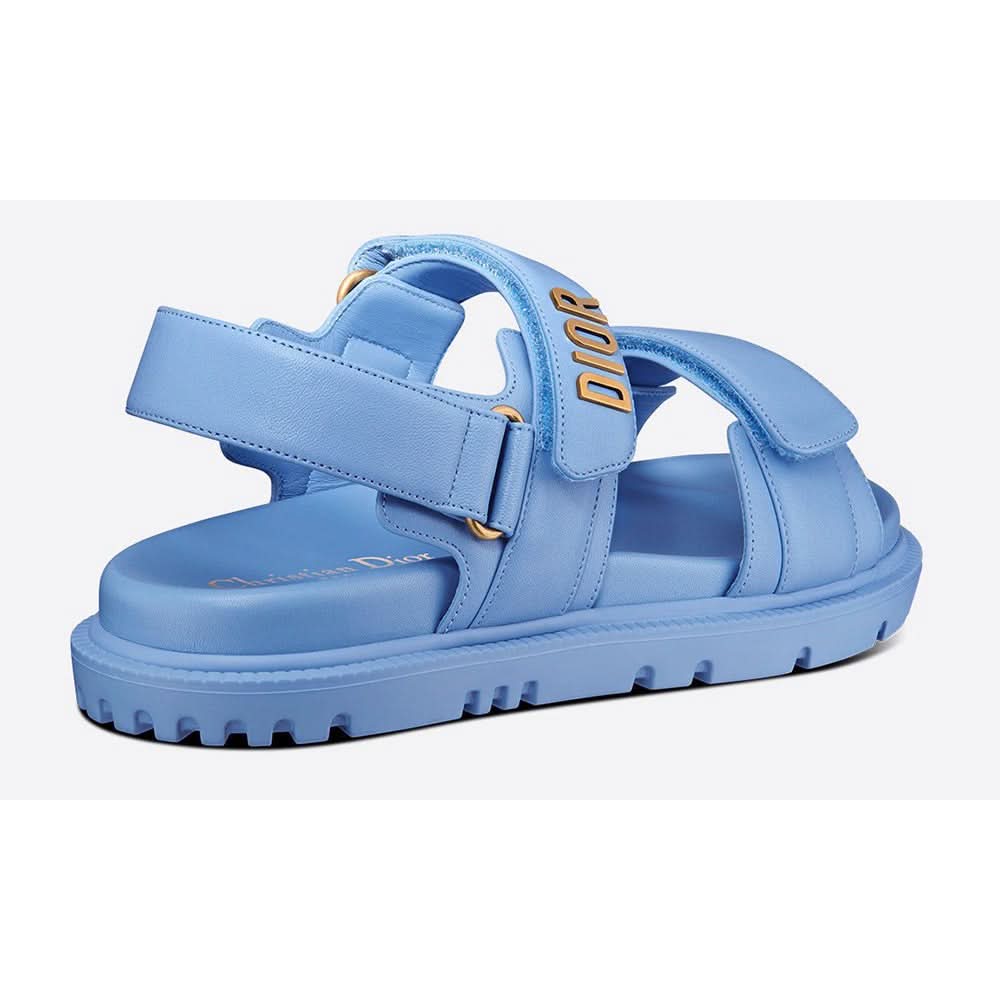 DIOR Sandal "Cornflower Blue Lambskin" - Copva