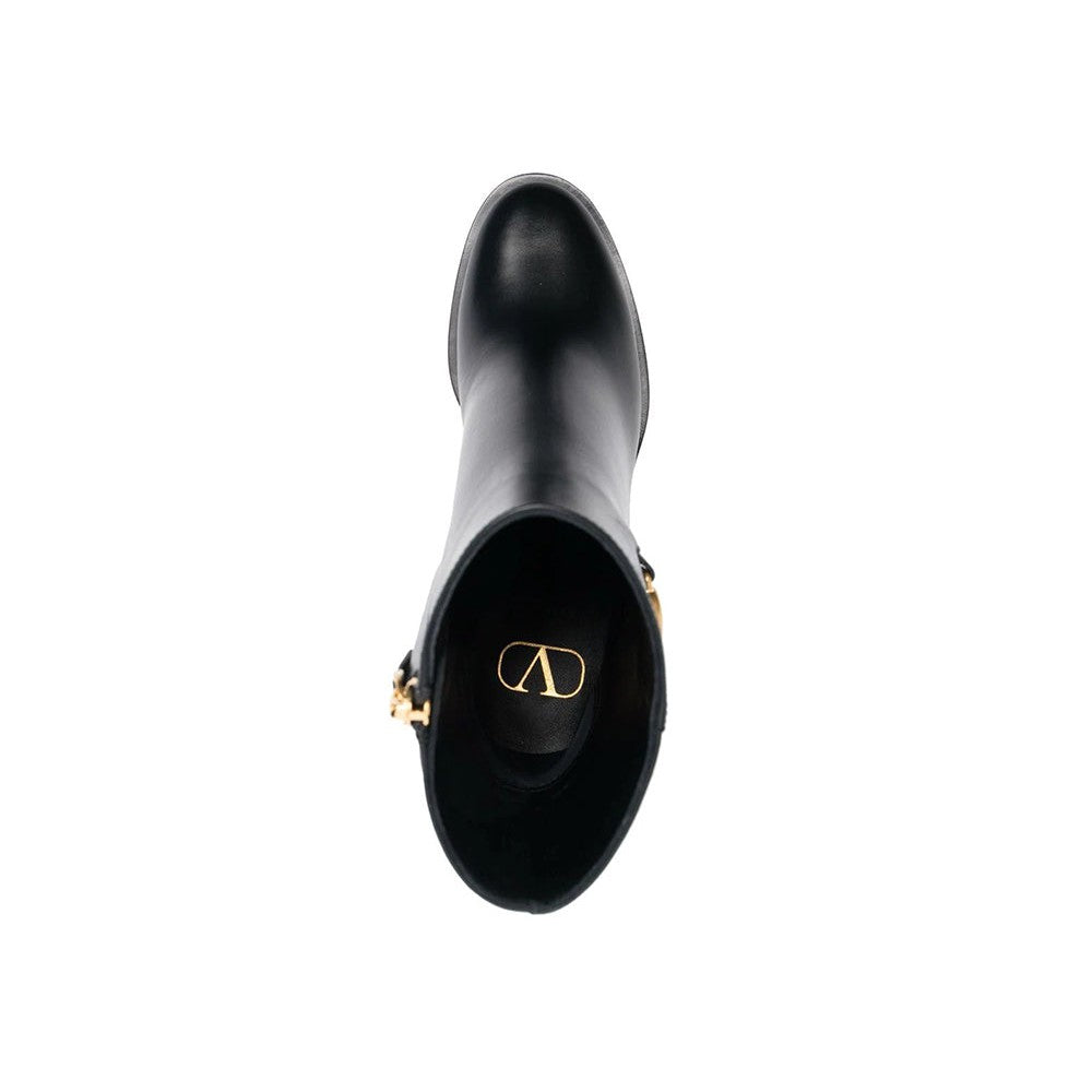 Valentino Garavani Vlogo plaque ankle boots - Copva