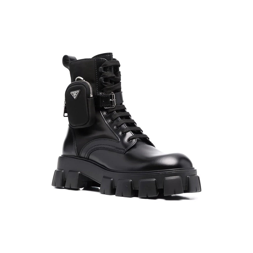 Prada Monolith pouch detail boots - Copva