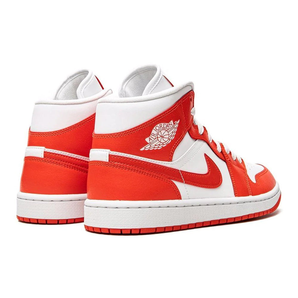 Air Jordan 1 Mid "White Habanero Red" - Copva